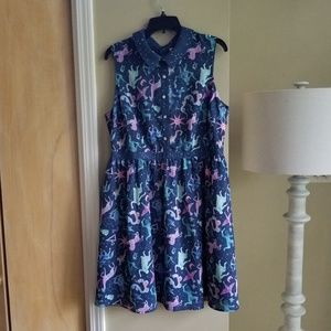 Modcloth Zodiac Print Dress
